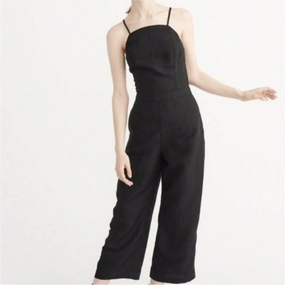 Abercrombie & Fitch Women's Black Jumpsuit | SIZE 6 US - Picture 15 of 16